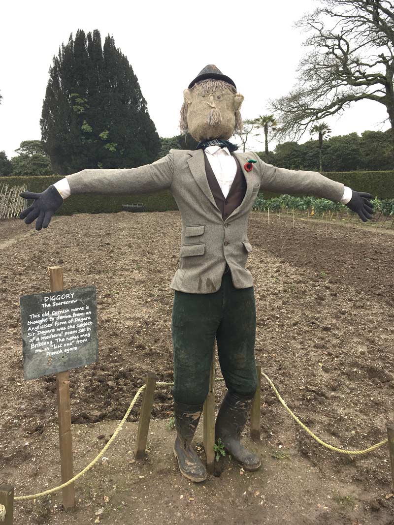 Diggory, Heligan's resident scarecrow
